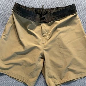 Tan Municipal Workout Shorts XL